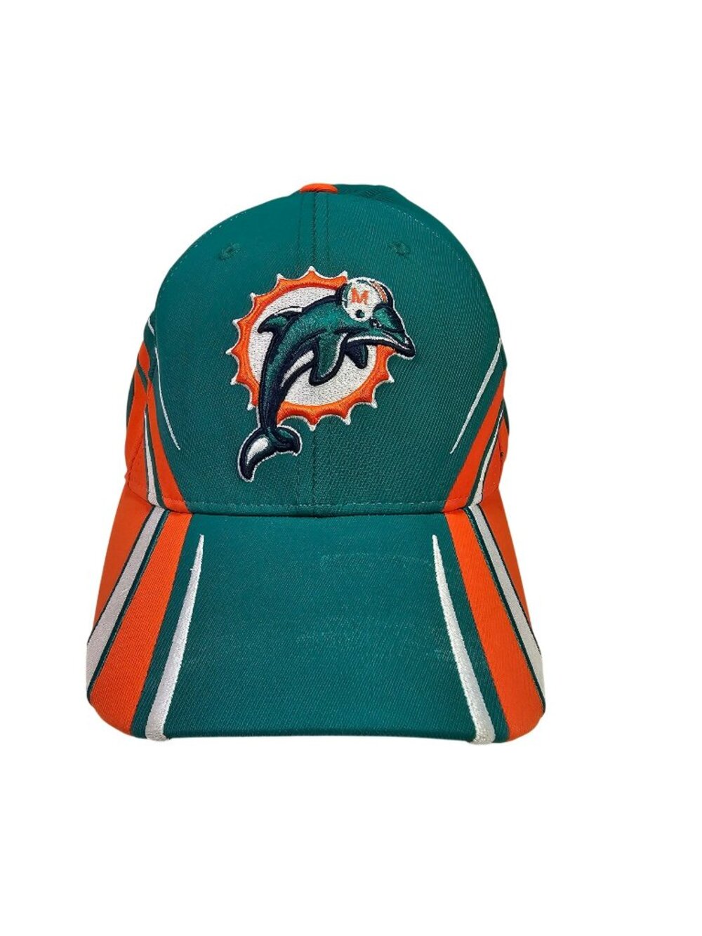 Miami Dolphins Reebok NFL Equipment Authentic Sideline OSFA FITTED Hat Cap Teal